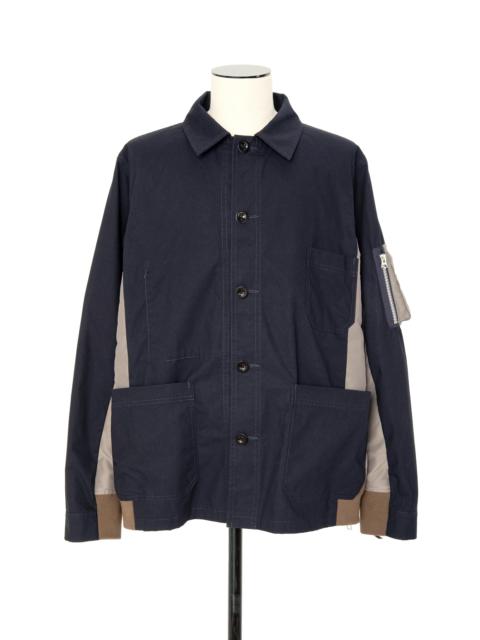 sacai Cotton Nylon Oxford Jacket