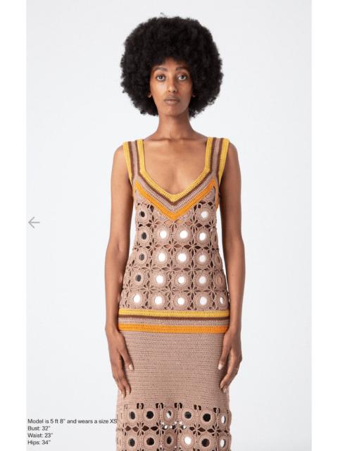 WALES BONNER $750 Wales Bonner Marimba Crochet Top