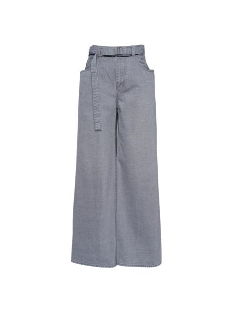 sacai Wide Denim Pants