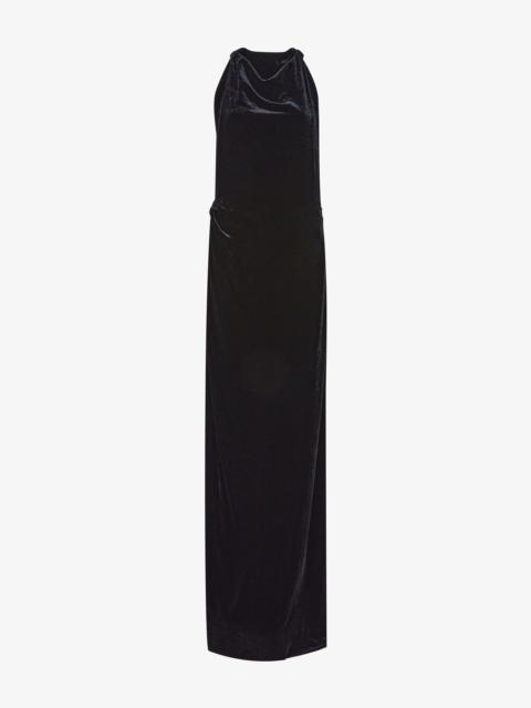 Proenza Schouler Faye Backless Twist Back Dress in Velvet