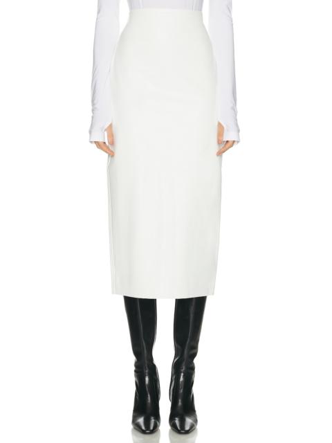 NORMA KAMALI Straight Midcalf Skirt