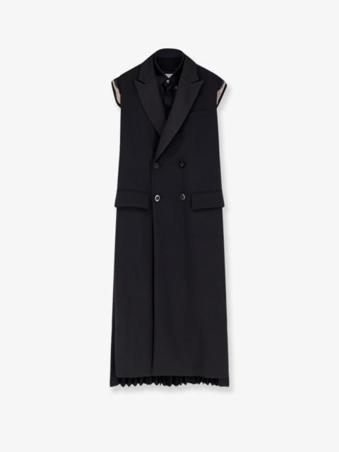 sacai Sacai Wool Blend Blazer Dress