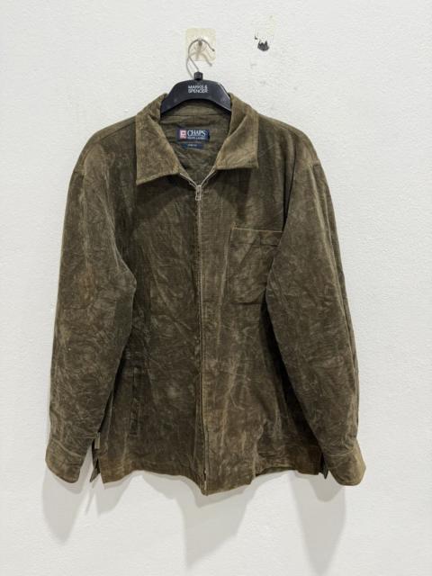 Other Designers Chaps Ralph Lauren - RALPH LAUREN VELVET CASUAL JACKET ZIPPER UP