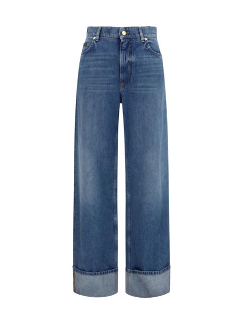 Dolce & Gabbana Dolce & Gabbana Straight-leg Five-pocket Jeans Multicolor
