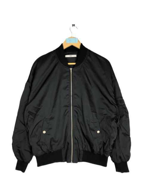 Other Designers Japanese Brand - GRL Black Flight Jacket Bomber Jacket
