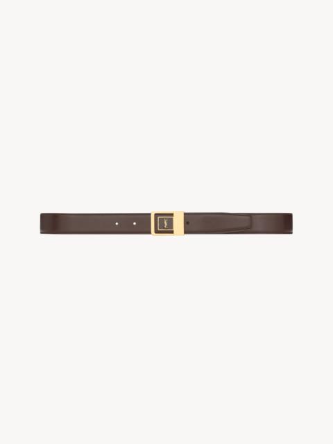 SAINT LAURENT LA 66 BELT IN SMOOTH LEATHER