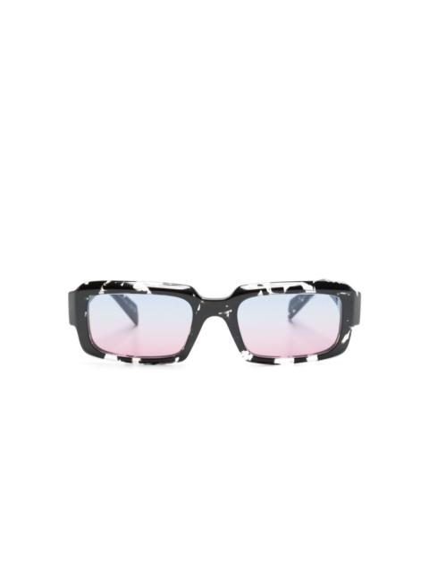 rectangle-frame gradient sunglasses