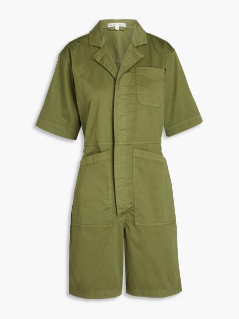Other Designers Cotton-blend poplin playsuit
