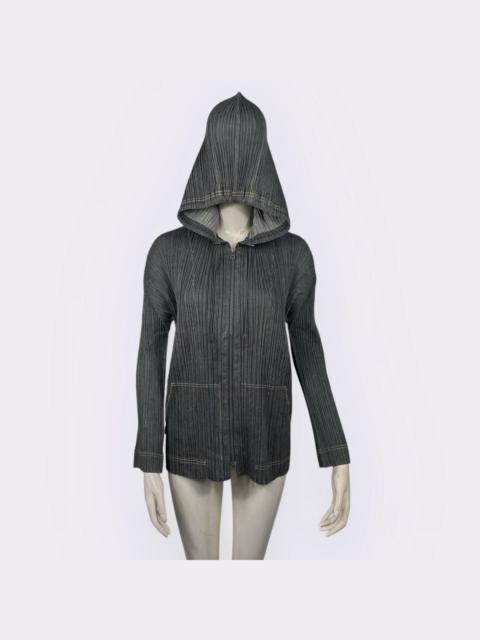 Pleats Please Issey Miyake Pleats Please Issey Miyake Hooded Zipper Jacket