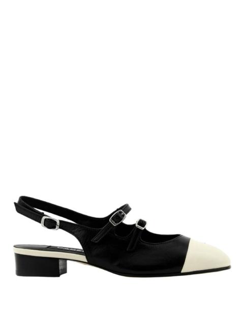 Other Designers Carel Ladies Black / Beige Abricot Flats With 20 mm Heel