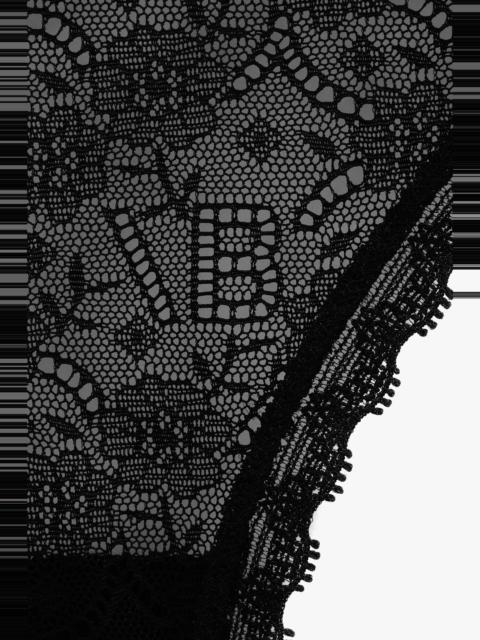 Victoria Beckham Lace Knickers In Black