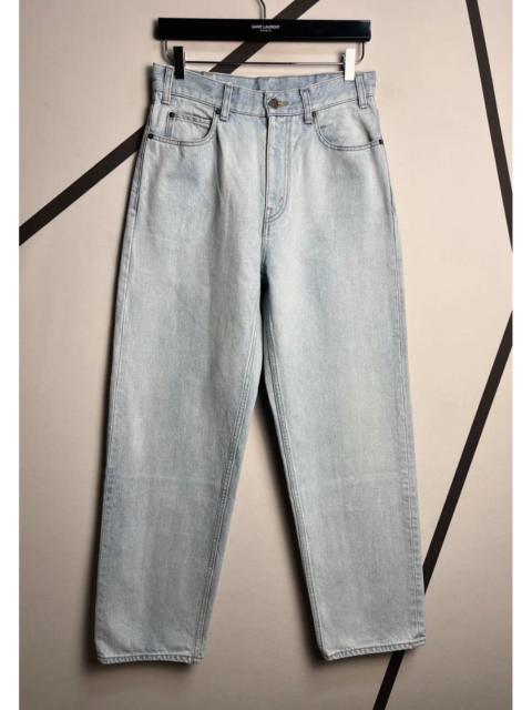CELINE Celine SS22 Margaret Laight Blue Washed Straight Jeans