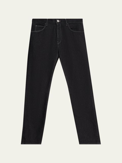 GIORGIO ARMANI Men's Straight Five-Pocket Jeans