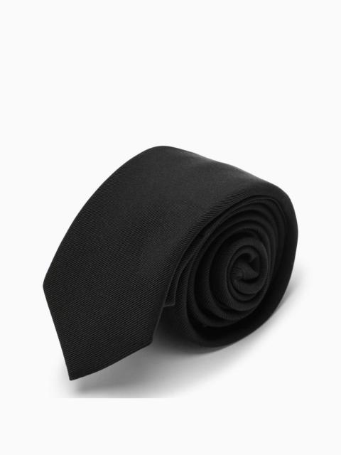 SAINT LAURENT Saint Laurent Black Silk Tie Men