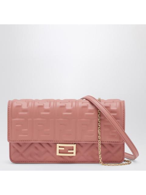 FENDI Fendi Wallet On Chain Baguette In Macaron Nappa Leather Women