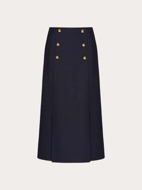 Valentino CREPE COUTURE MIDI SKIRT