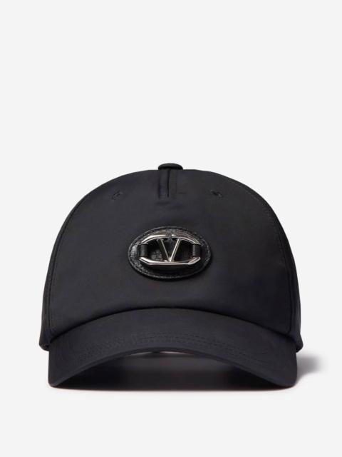 Valentino METALLIC MONOGRAM CAP