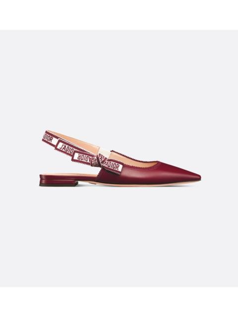 Dior Dior "j'Adior" Slingback Flat Ballerinas