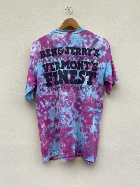 Other Designers Vintage - Vintage 90s Ben and Jerry Acid Wash Tie dye Tees
