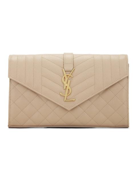 SAINT LAURENT Envelope Wallet on Chain Bag