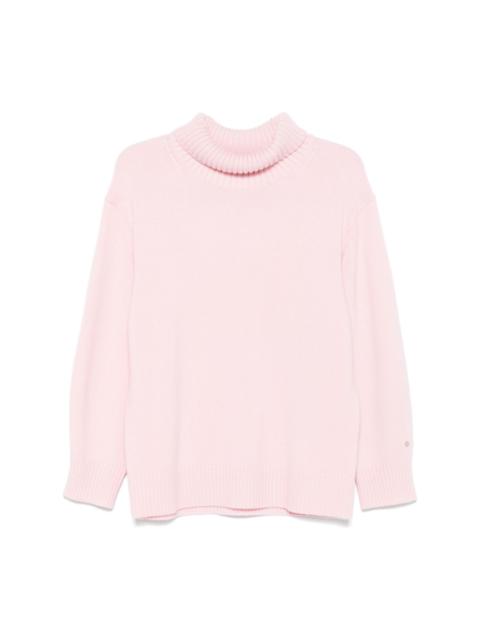 roll-neck wool-cashmere jumper
