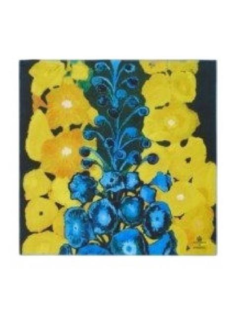 Burberry Highgrove Delphiniums Silk Scarf