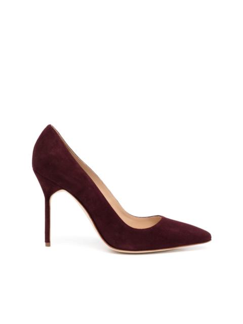 110mm suede pumps