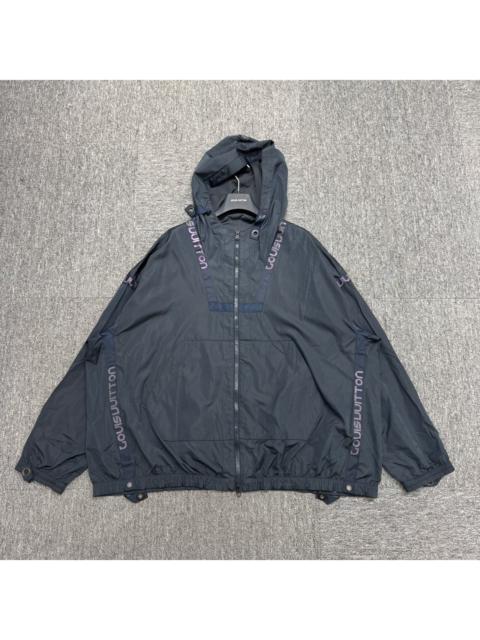 Louis vuitton lv colorful lettering hooded jacket