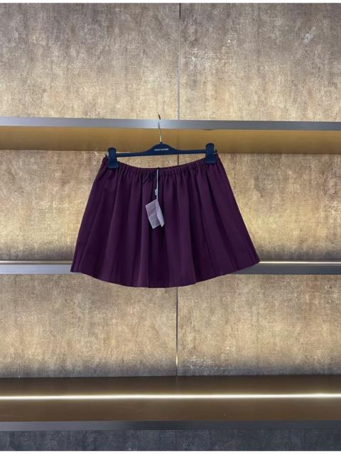 Miu Miu Miu Miu burgundy mini skirt