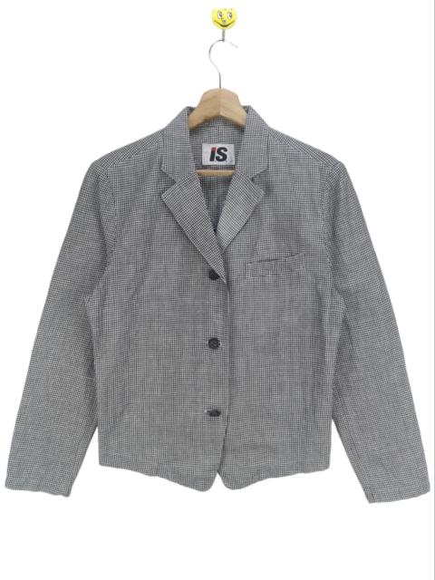 ISSEY MIYAKE Steals🔥Issey Miyaki Coat Jacket Gingham Checkered