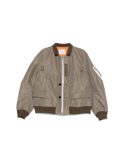 sacai Sacai Green Jackets - Bomber Jackets Men