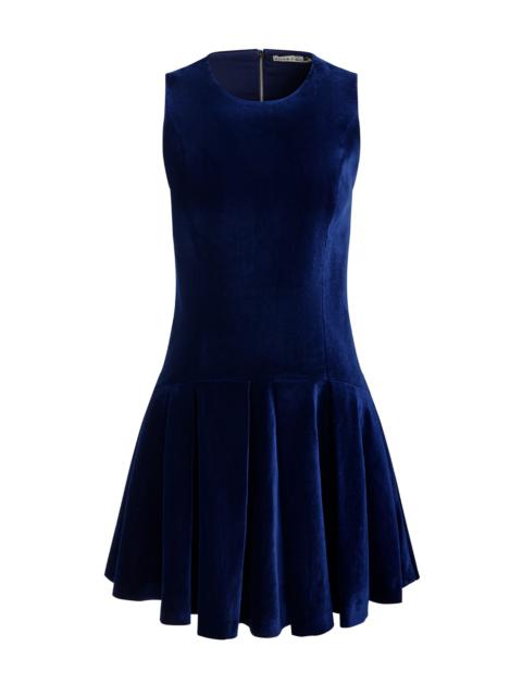 Alice + Olivia ADLEY VELVET MINI DRESS