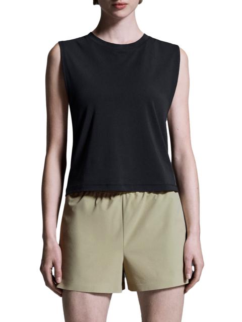 On On Focus Sleeveless Running Crop Top in Black at Nordstrom