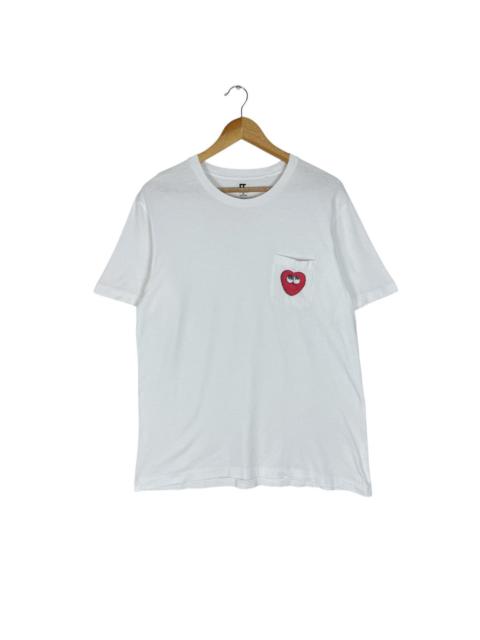 Other Designers ❄️Kaws x Uniqlo Red Heart Pocket T shirt