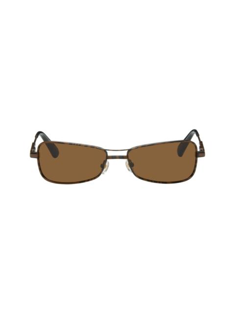 JACQUEMUS Brown 'Les Lunettes Stazione' Sunglasses