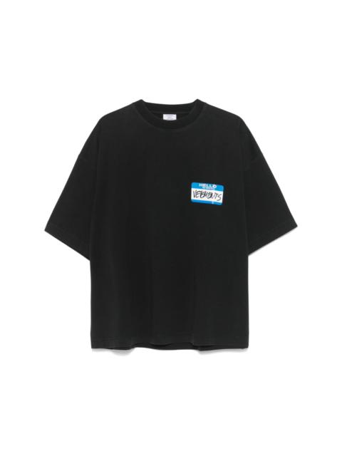 Name Tag T-shirt