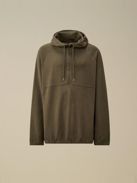 C.P. Company Acero Fleece Half Zip Hooded Sweatshirt