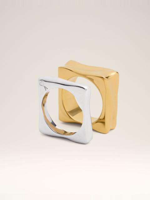 AMI Paris GOLD BRASS DUNE RING