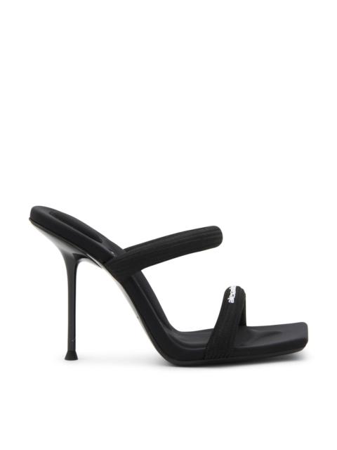 Alexander Wang black nylon julie sandals