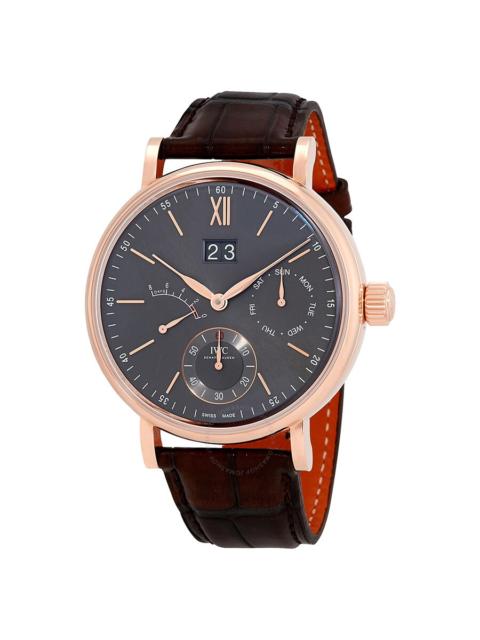 IWC Schaffhausen Pre-owned IWC Portofino Slate Grey Dial Men's Watch IW516203