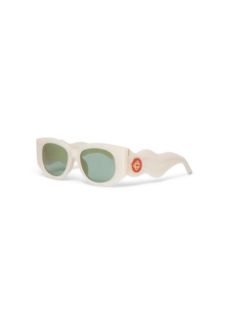 CASABLANCA Cream The Memphis Sunglasses | Casablanca Paris