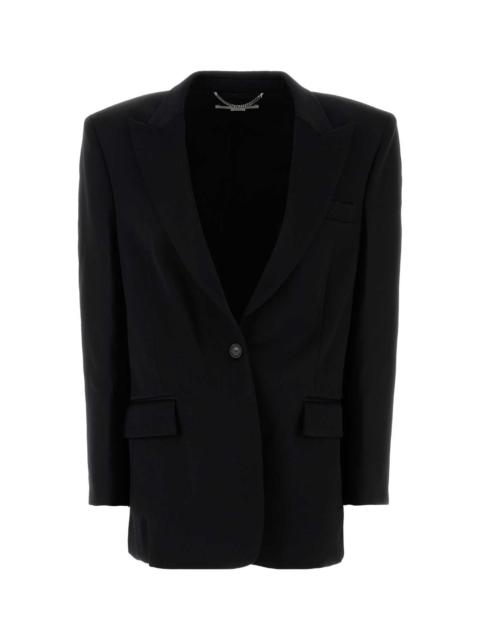 Stella McCartney Stella Mccartney Women Black Wool Blazer