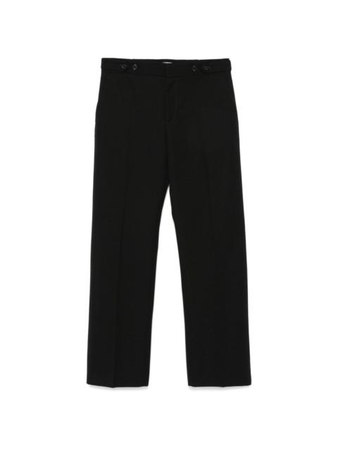 straight-leg trousers