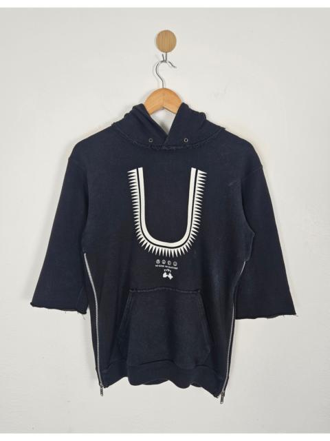 Other Designers Jun Takahashi - Undercover SS03 SCAB Giz Short Sleeve Side Zip Hoodie