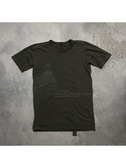 Rick Owens 2007 FW Fall Winter collection t shirt opium y2k