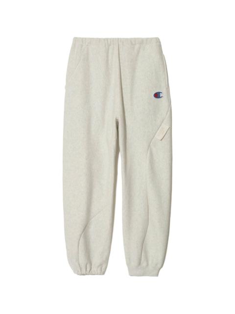 UNDERCOVER X CHAMPION LOGO-PATCH TRACK PANTS