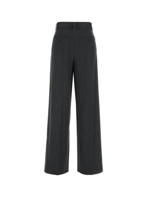 MM6 Maison Margiela Dark grey stretch twill pant
