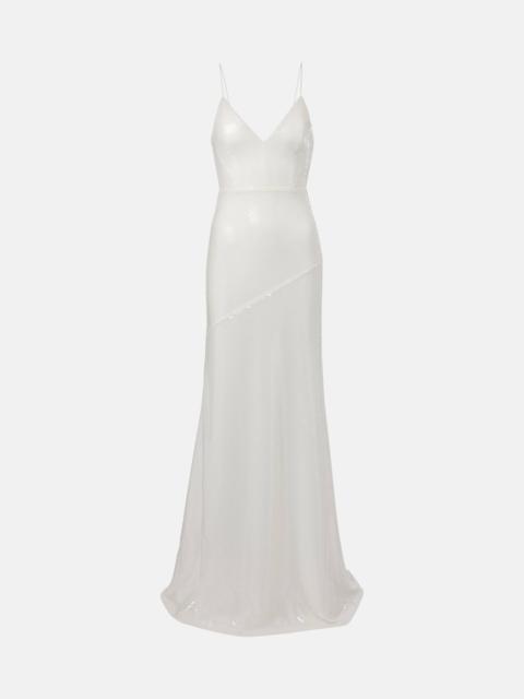 ALEX PERRY Bridal sequined gown