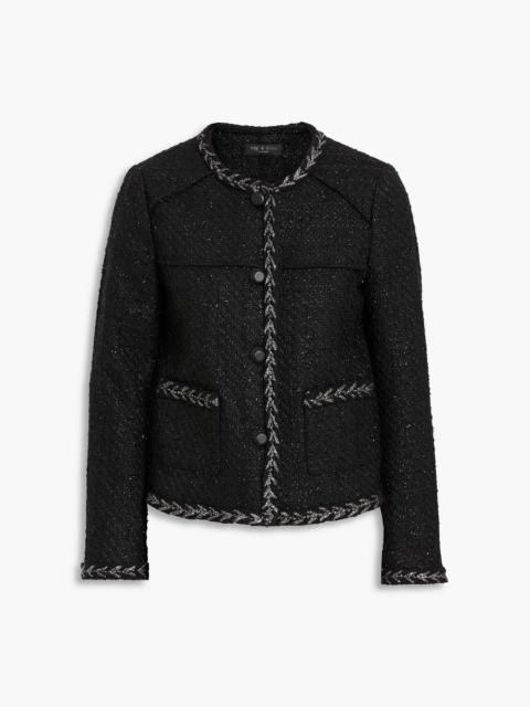 rag & bone Mirabelle metallic tweed jacket