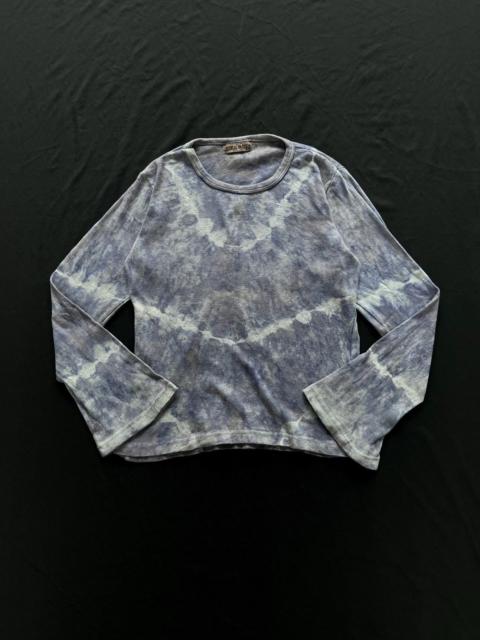Other Designers Japanese Brand - Vintage Vtg 90s Nepal Tie Dye Long Sleeves Purple Shirts M